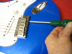 adjust intonation electric guitar setup guide