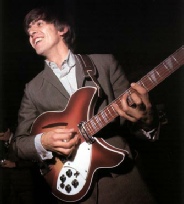 George Harrison with Rickenbacker Model 360/12