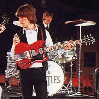 George Harrison with Gibson SG  Electric Guitar