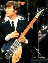 John Lennon with Rickenbacker Model 325