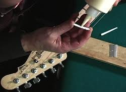 glue guitar nut replacement