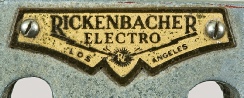  original Rickenbacher Electro String Company logo